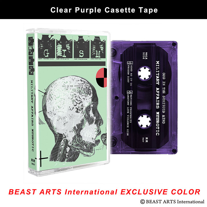 G.I.S.M. - M.A.N. - BEAST ARTS Exclusive Color CASETTE TAPE